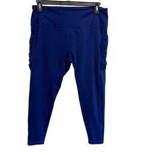 Zella deep purple side pocket womens leggings‎ Size: XL Measurements (approxim